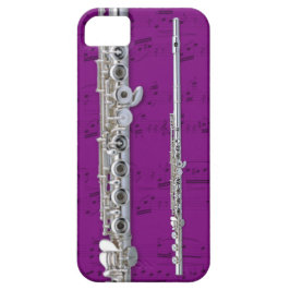 Capa Para iPhone Da Case-Mate Flauta & capa de telefone da partitura. Cor da