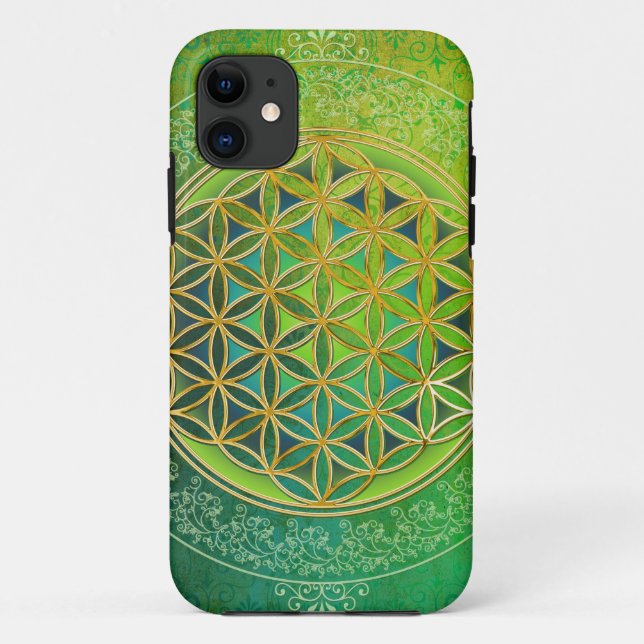Capa Para iPhone Da Case-Mate Flor de Vida - Ornamento II (Verso)