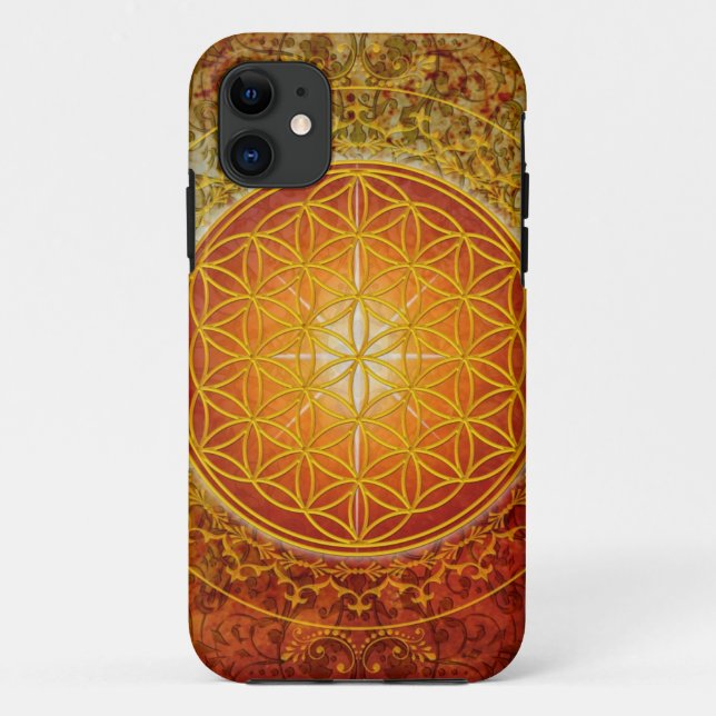 Capa Para iPhone Da Case-Mate Flor de Vida - Ornamento III (Verso)