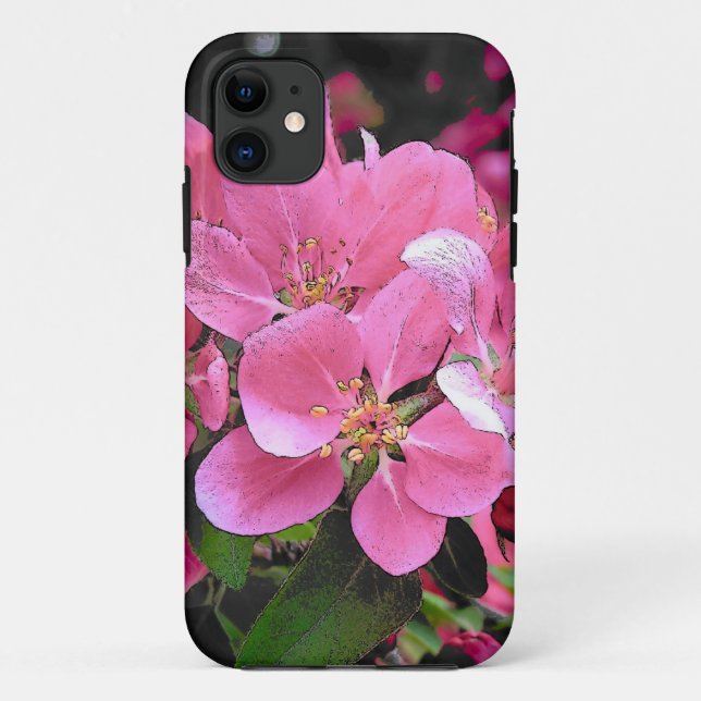 Capa Para iPhone Da Case-Mate Flor do Flor da Apple primavera (Verso)