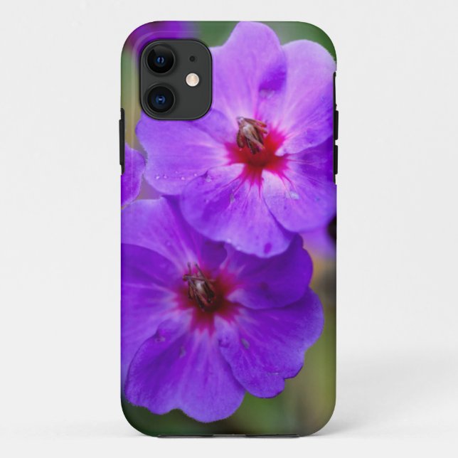 Capa Para iPhone Da Case-Mate Flor roxa (Verso)