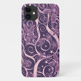 Capa Para iPhone Da Case-Mate Flor roxa do ponto