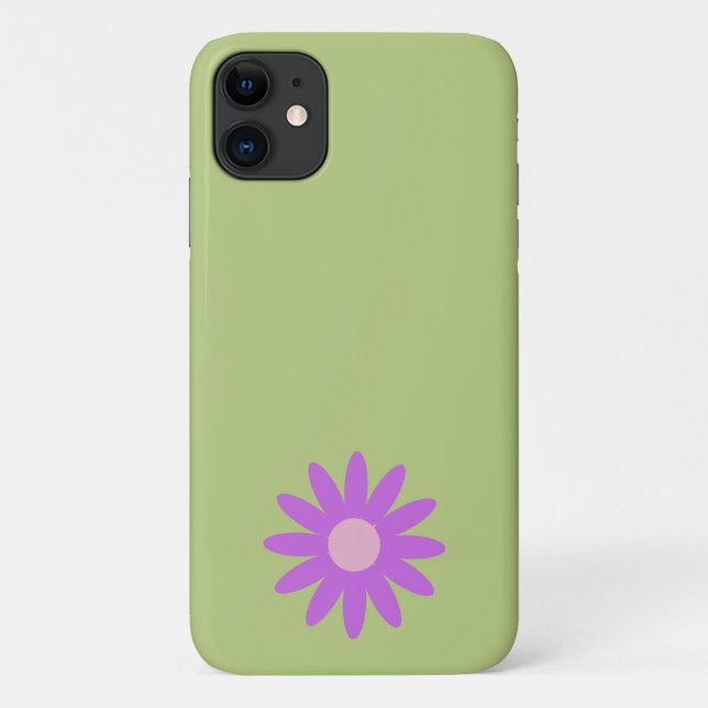 Capa Para iPhone Da Case-Mate Flor Roxo, Flor, Flor Em Sangue (Verso)