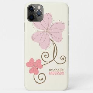 Capa Para iPhone Da Case-Mate Floral cor-de-rosa chique