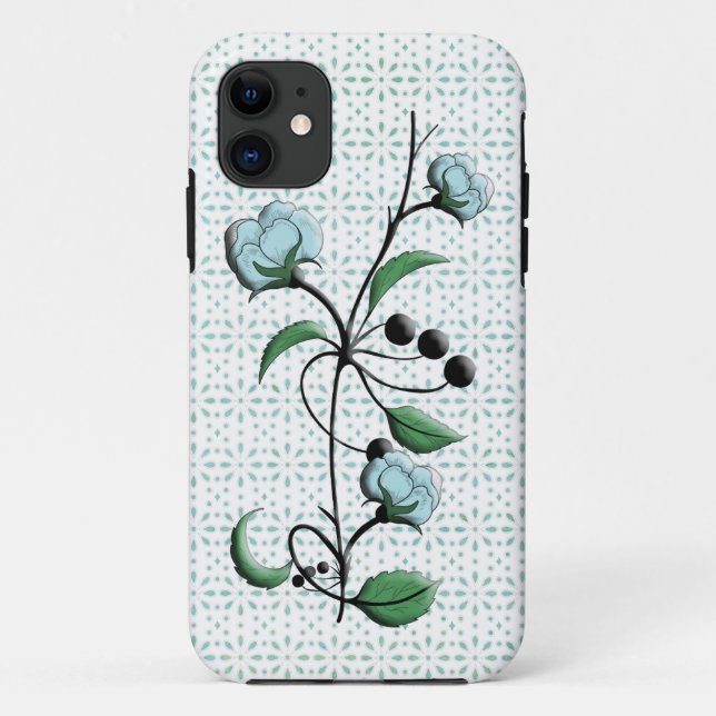Capa Para iPhone Da Case-Mate Floral no olho (Verso)