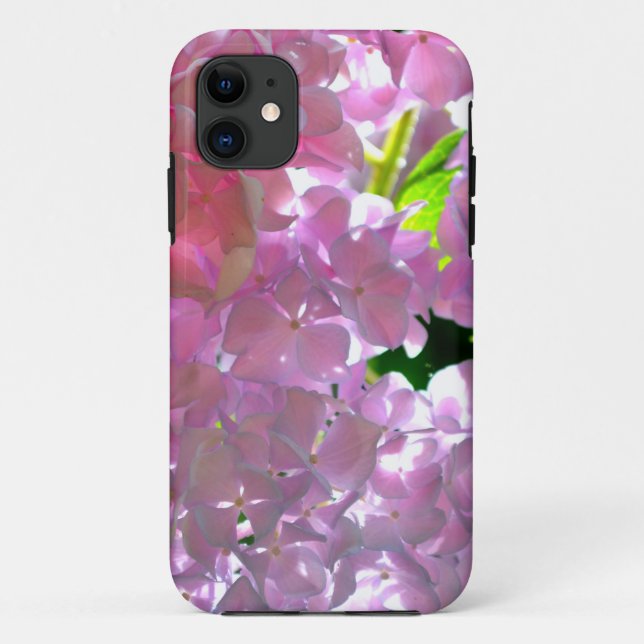 Capa Para iPhone Da Case-Mate Flores cor-de-rosa Elegante flores hydrangeas (Verso)