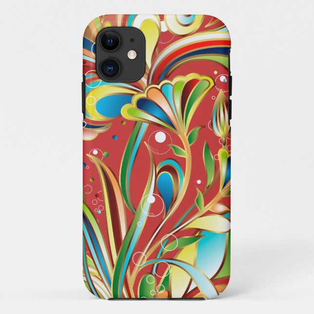 Capa Para iPhone Da Case-Mate Flores Nadadoras Gordas (Verso)