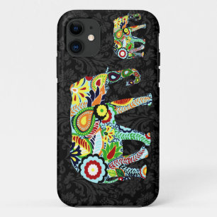Capa Para iPhone Da Case-Mate Flores Retro Coloridas Elefante Abstrac
