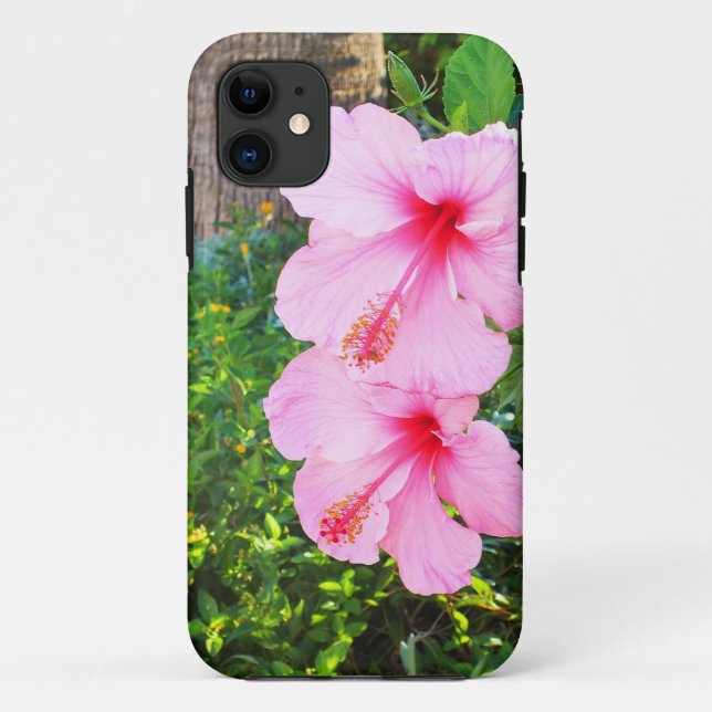 Capa Para iPhone Da Case-Mate Flores rosa Hibiscus (Verso)