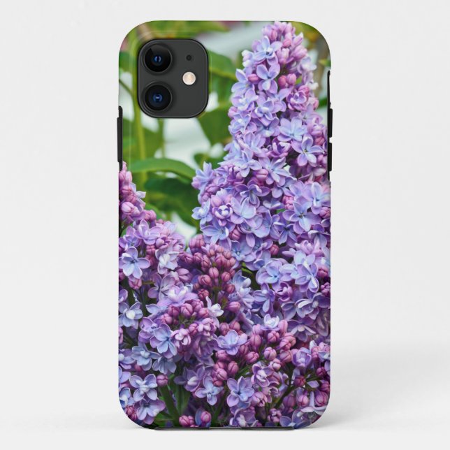 Capa Para iPhone Da Case-Mate Flores roxas do lilac (Verso)