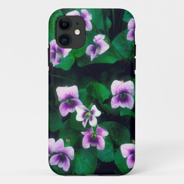 Capa Para iPhone Da Case-Mate Flores silvestres na floresta (Verso)