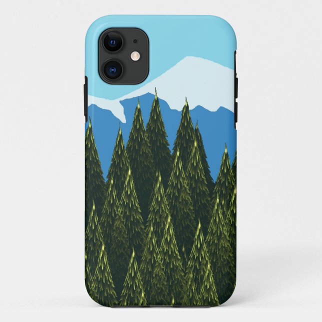 Capa Para iPhone Da Case-Mate Floresta Fractal (Verso)