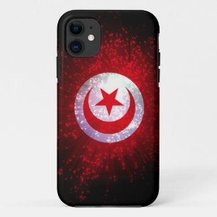 Capa Para iPhone Da Case-Mate Fogos de artifício de bandeira da Tunísia