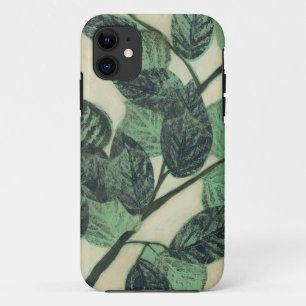 Capa Para iPhone Da Case-Mate Folhas e ramificações no plano de fundo da Cream