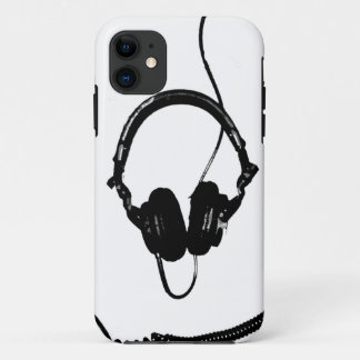 Capa Para iPhone Da Case-Mate Fones de ouvido do DJ do estilo do estêncil
