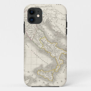 Capa Para iPhone Da Case-Mate Foodie do italiano do mapa de Italia do Velho