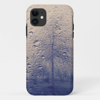 Capa Para iPhone Da Case-Mate Foto abstrata da árvore da janela chuvosa