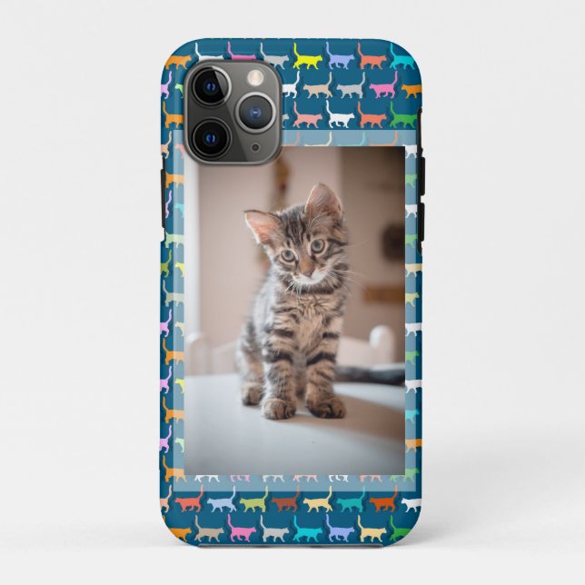 Capa Para iPhone Da Case-Mate Foto Personalizada de Gatinho Impressão de Gato (Verso)
