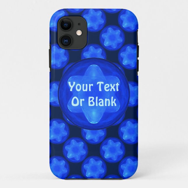 Capa Para iPhone Da Case-Mate Fractal Estrela Azul (Verso)