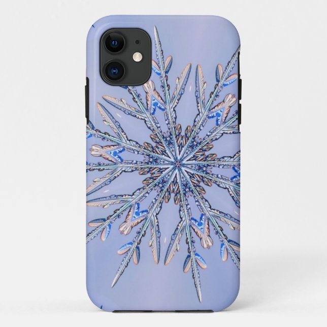 Capa Para iPhone Da Case-Mate Fractal real 6 do floco de neve (Verso)