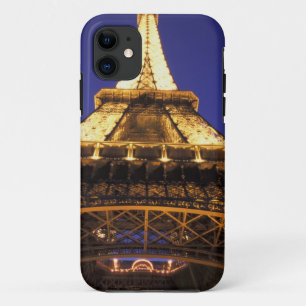 Capa Para iPhone Da Case-Mate FRANÇA, Torre Eiffel de Paris, vista à noite