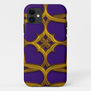 Capa Para iPhone Da Case-Mate Fratura Celta Dourada Em Fundo Roxo