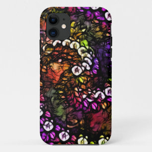 Capa Para iPhone Da Case-Mate Frente roxo Psicodélico Arco-Íris Espiral Trippy