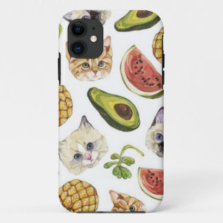 Capa Para iPhone Da Case-Mate Fruity Gatinho e Avocado iPhone 5/5S, mal lá