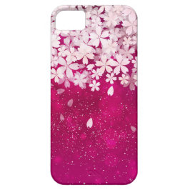 Capa Para iPhone Da Case-Mate Fúcsia das flores de cerejeira de Sakura & flores