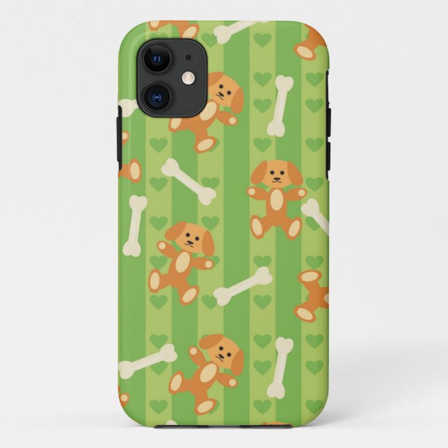 Capa Para iPhone Da Case-Mate fundo com cães e ossos (Verso)