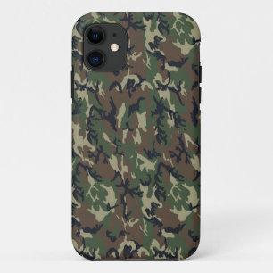 Capa Para iPhone Da Case-Mate Fundo da Camuflagem Florestal Militar