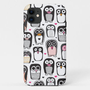 Capa Para iPhone Da Case-Mate fundo da ilustração do pássaro do pinguim