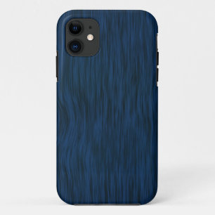 Capa Para iPhone Da Case-Mate Fundo de madeira áspero da grão no azul profundo