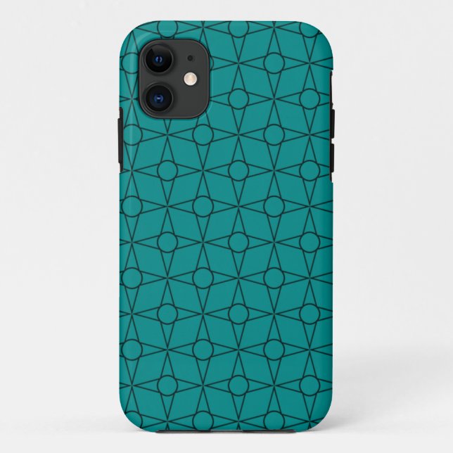 Capa Para iPhone Da Case-Mate Funky Geométrico BT iPhone 5 Case, Teal (Verso)