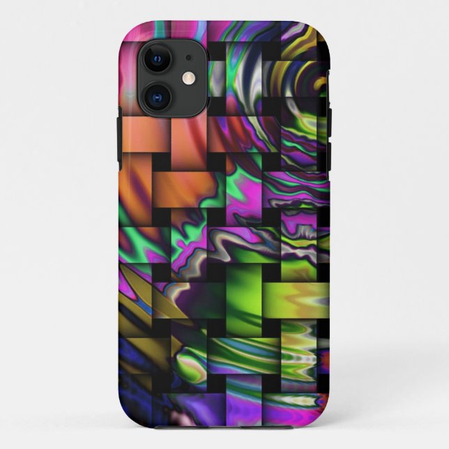 Capa Para iPhone Da Case-Mate Funky Mosaico (Verso)
