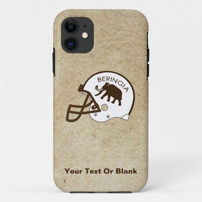 Capa Para iPhone Da Case-Mate Futebol da Universidade de Beringia (Verso)