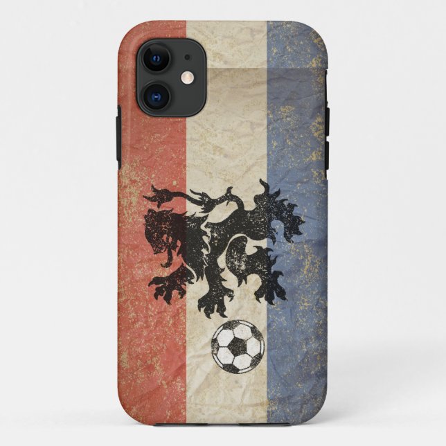 Capa Para iPhone Da Case-Mate Futebol holandês (Verso)