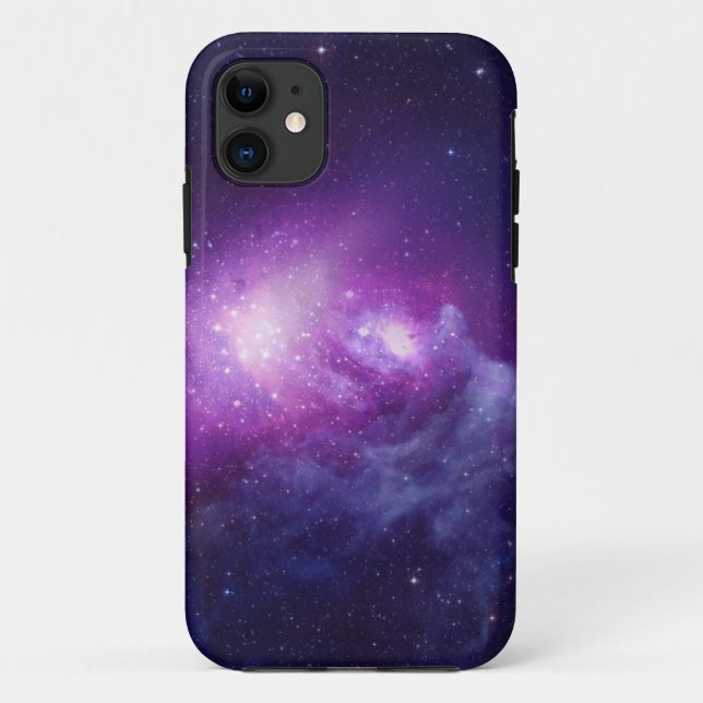 Capa Para iPhone Da Case-Mate Galáxia roxa (Verso)