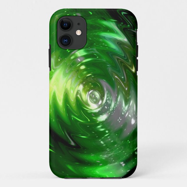 Capa Para iPhone Da Case-Mate Galáxia Verde-Claro (Verso)