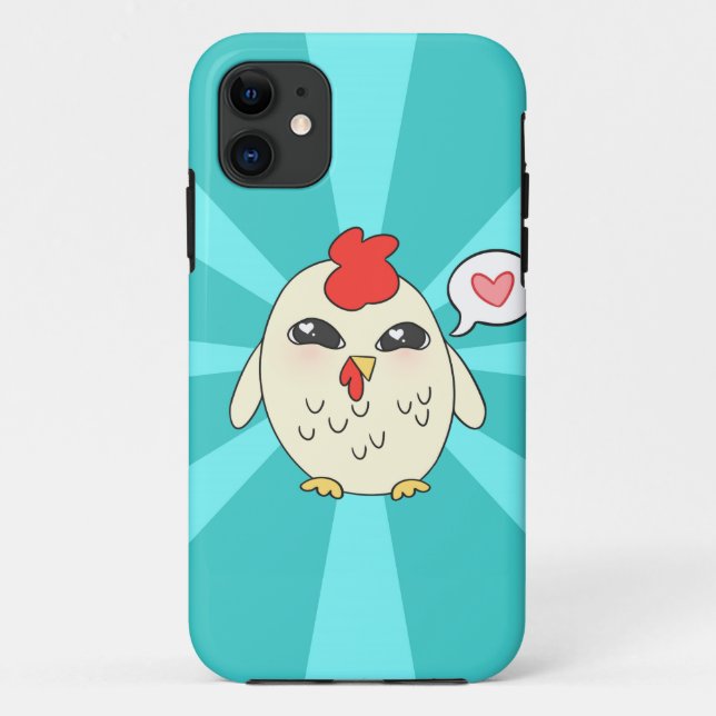 Capa Para iPhone Da Case-Mate Galinha bonito (Verso)