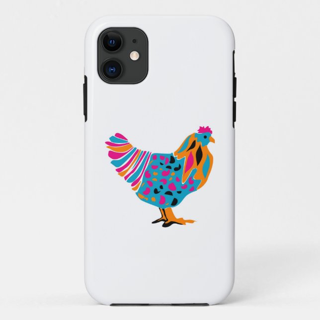 Capa Para iPhone Da Case-Mate Galinha brilhante Funky (Verso)