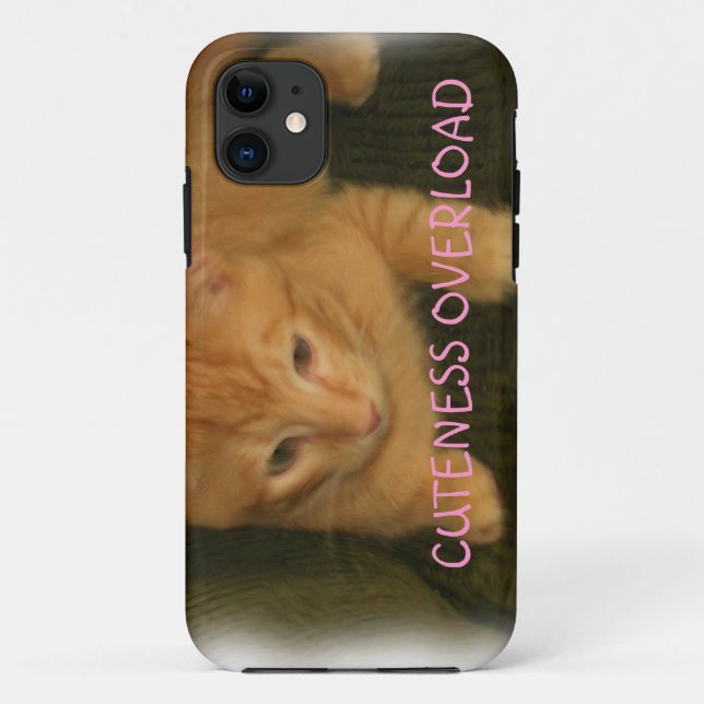 Capa Para iPhone Da Case-Mate Gatinho "CUTENESS OVERLOAD" iPhone 5 Case (Verso)