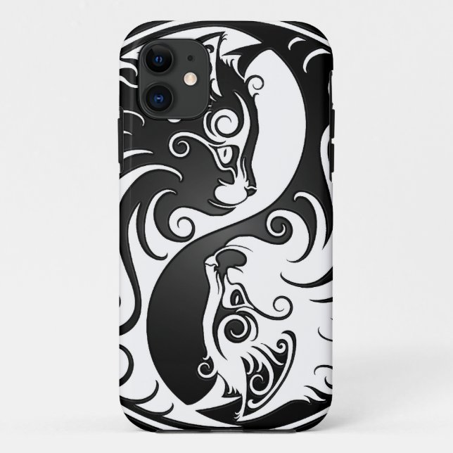 Capa Para iPhone Da Case-Mate Gatinhos de Yin Yang (Verso)