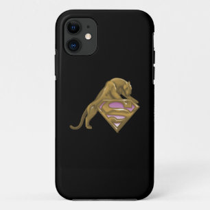 Capa Para iPhone Da Case-Mate Gato do ouro de Supergirl