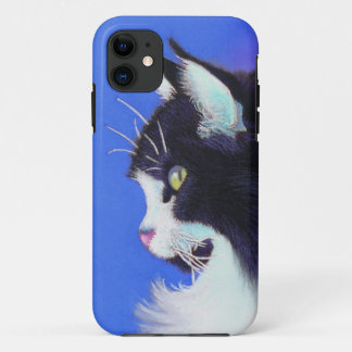 Capa Para iPhone Da Case-Mate Gato do smoking do foco