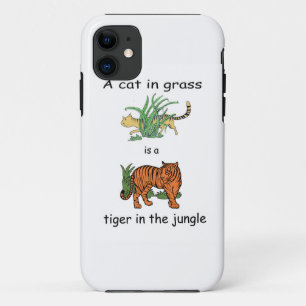 Capa Para iPhone Da Case-Mate Gato na Grama é um Tigre na Selva