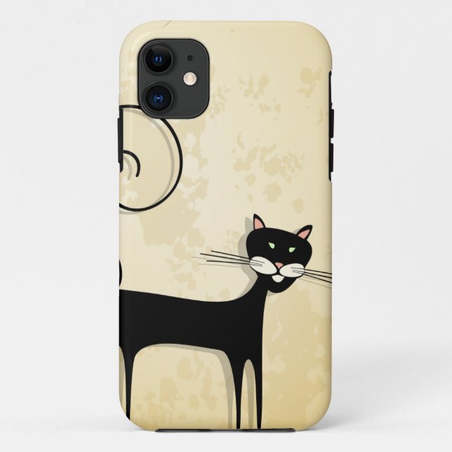 Capa Para iPhone Da Case-Mate Gato negro (Verso)