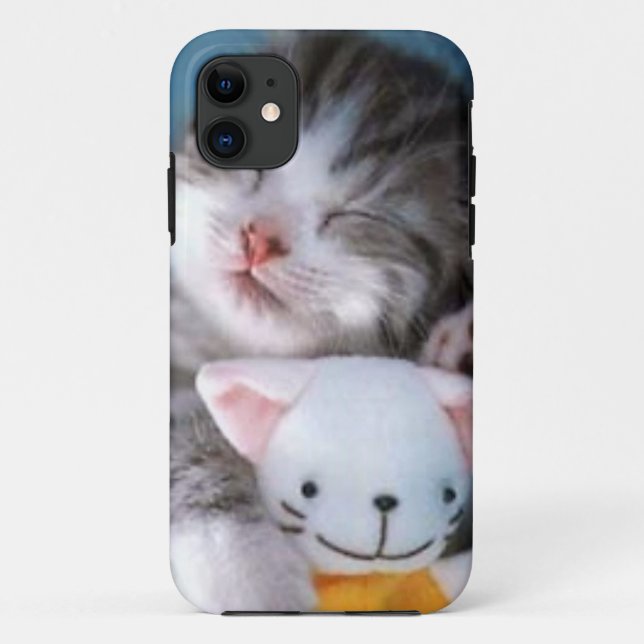 Capa Para iPhone Da Case-Mate gato rola o cobrir iphone (Verso)