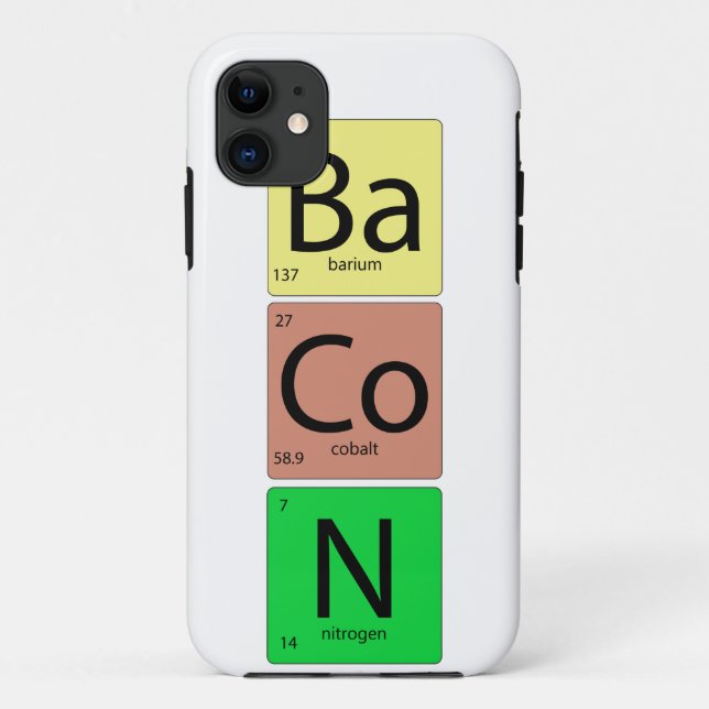 Capa Para iPhone Da Case-Mate Geek Bacon (Verso)