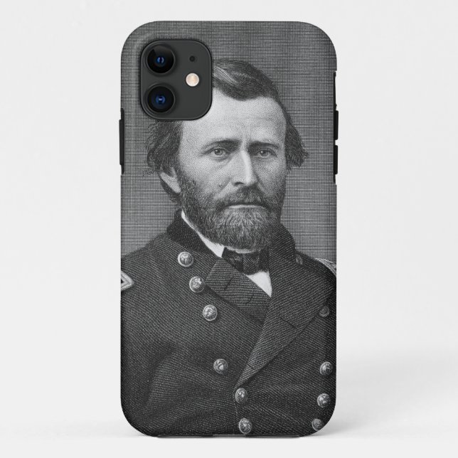 Capa Para iPhone Da Case-Mate General Ulysses Simpson Grant, gravado após uma (Verso)